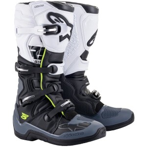 Cizme cross-enduro ALPINESTARS TECH 5 BOOT Negru/Gri/Alb