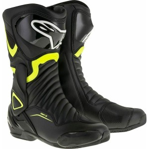Cizme sport/touring Alpinestars SMX-6 V2 Negru/Galben fluo Cizme sport/touring Alpinestars SMX-6 V2 Negru/Galben fluo