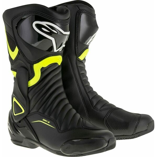 Cizme sport/touring Alpinestars SMX-6 V2 Negru/Galben fluo [1]