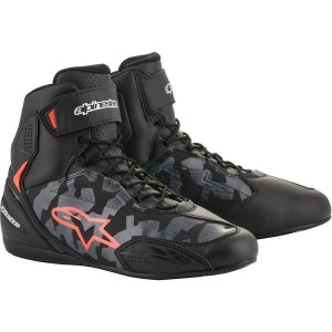 Ghete moto sport/touring Alpinestars Faster-3 Negru/Camo/Rosu Ghete moto sport/touring Alpinestars Faster-3 Negru/Camo/Rosu