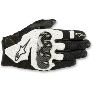 Manusi de piele vara Alpinestars SMX-1 AIR V2 Negru/Alb Manusi de piele vara Alpinestars SMX-1 AIR V2 Negru/Alb