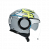 Casca AGV ORBYT E2205 MULTIVIBES MATT GREY YELLOW [3]