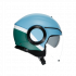 Casca AGV ORBYT E2205 MULTIBLOCK MATT IRON BLUE GREEN WH [3]