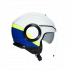 Casca AGV ORBYT E2205 MULTIBLOCK WHITE BLUE YELLOW FLUO [3]