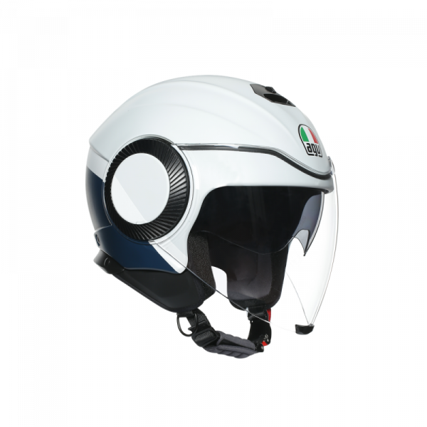 Casca AGV ORBYT E2205 MULTIBLOCK MATT LIGHT GREY EBONY WH [1]