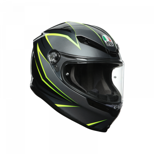 Casca AGV K6 E2205 MULTIFLASH GREY BLACK LIME [1]