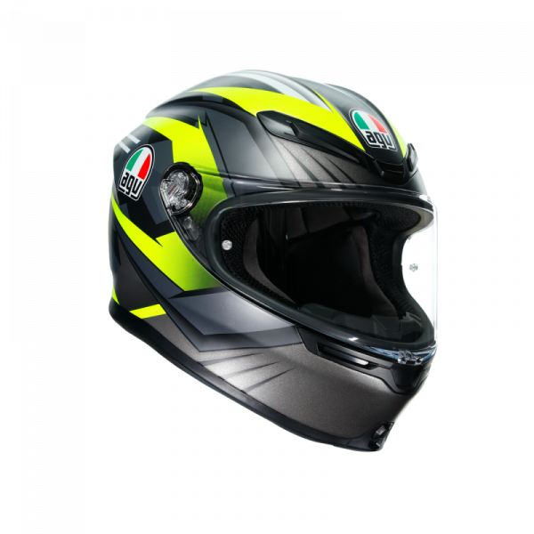 Casca AGV K6 E2205 MULTIEXCITE MATT CAMO YELLOW FLUO [1]