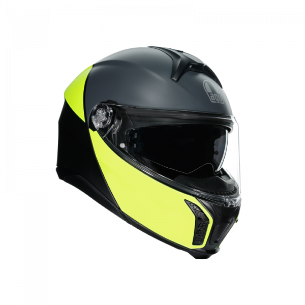 Casca AGV TOURMODULAR ECE2206 MULTIBALANCE MATT BLACK YELLOW FLUO GREY [1]