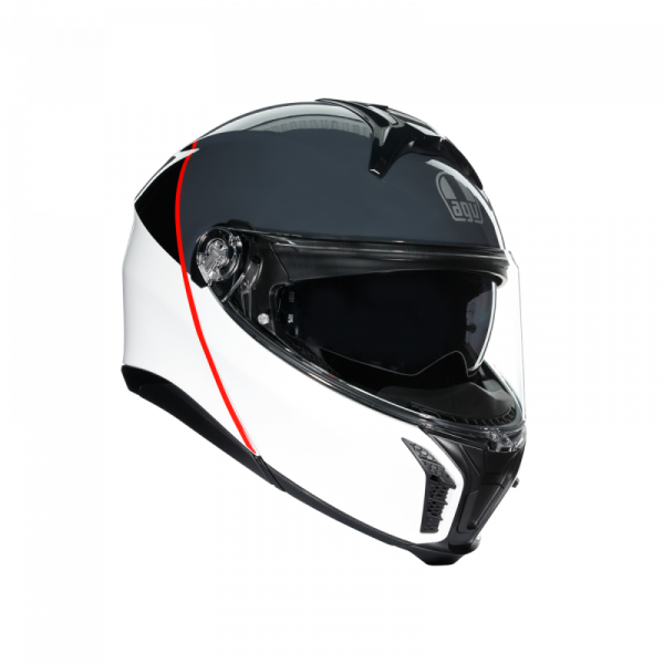 Casca AGV TOURMODULAR ECE2206 MULTIBALANCE WHITE GREY RED [1]