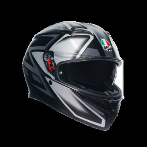 Casca Moto AGV K3 COMPOUND MATT BLACK/GREY ECE 22.06