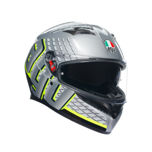 Casca Moto AGV K3 FORTIFY GREY/BLACK/YELLOW FLUO ECE 22.06