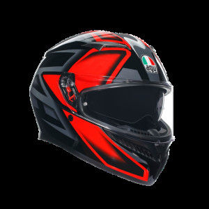Casca Moto AGV K3 COMPOUND BLACK/RED ECE 22.06