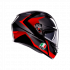 Casca AGV K3 e2206 - striga Culoare: black/grey/red [3]