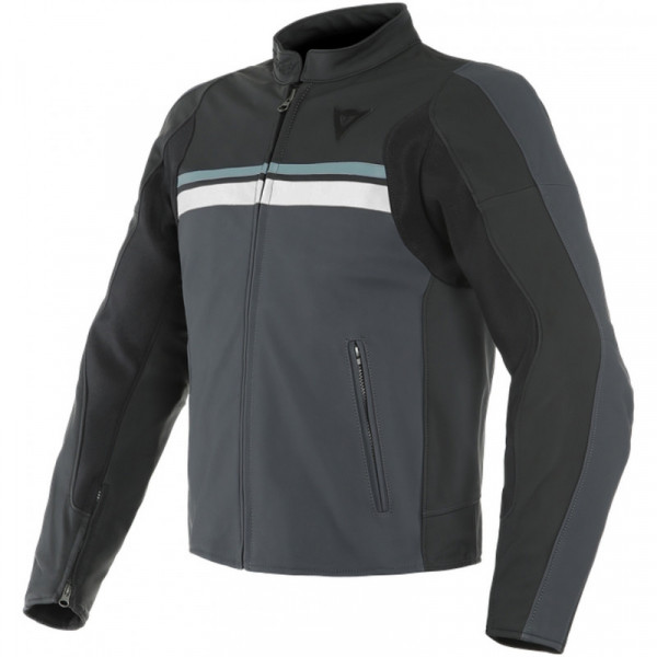 Jacheta piele DAINESE HF 3 Negru / Gri Negru/Gri [1]