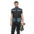 Geaca DAINESE OUTLAW TEX BLACK BLACK EBONY FLUO YELLOW Negru/Galben [15]