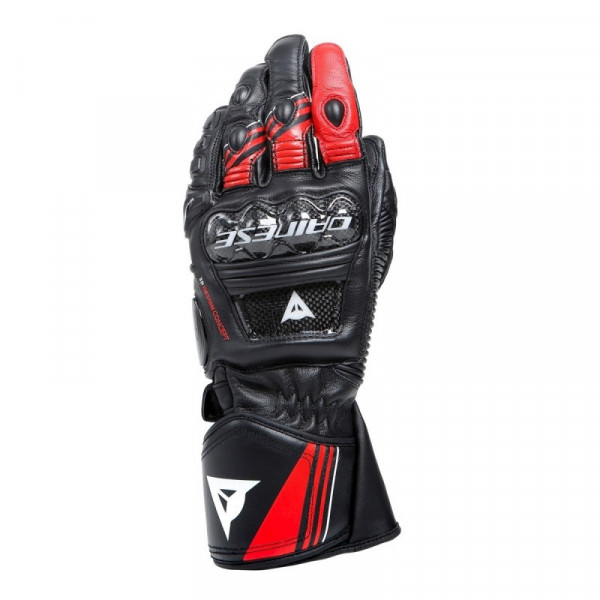 Manusi moto DAINESE DRUID 4 BLACK LAVA RED WHITE L / 22,9cm [1]