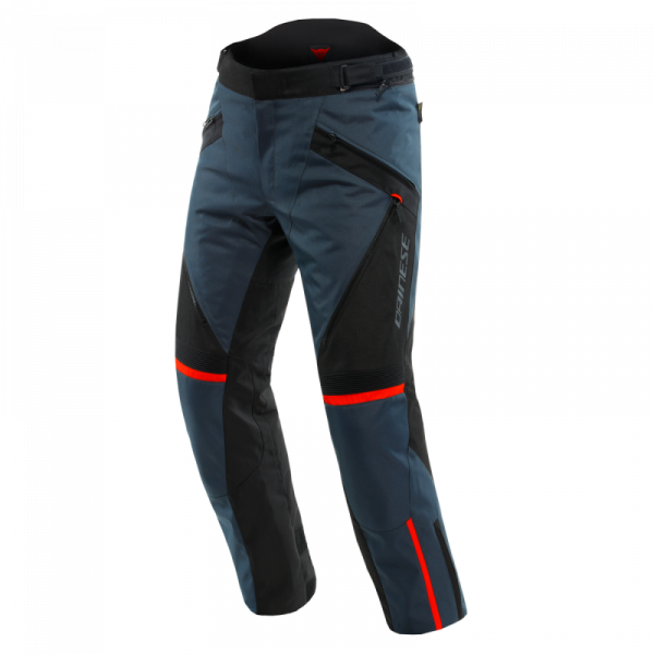 Pantaloni DAINESE TEMPEST 3 D Dry EBONY BLACK LAVA RED Negru/Rosu [1]