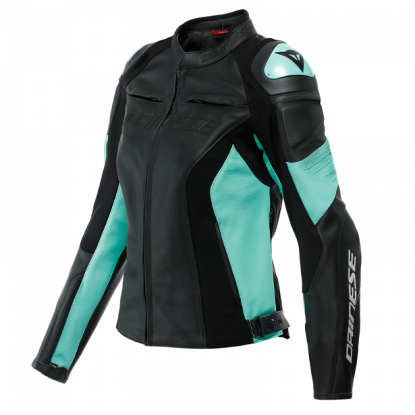 Geaca DAINESE RACING 4 LADY- BLACK ACQUA-GREEN Negru/Gri [1]
