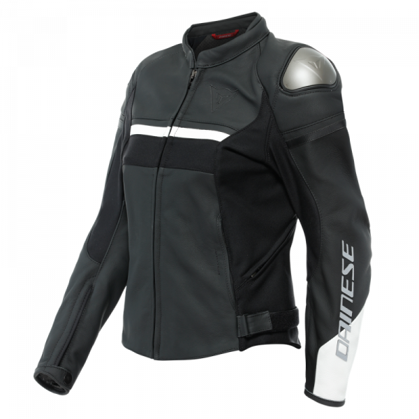 Geaca DAINESE RAPIDA LADY- BLACK-MATT/BLACK-MATT/WHITE Negru/Alb [1]