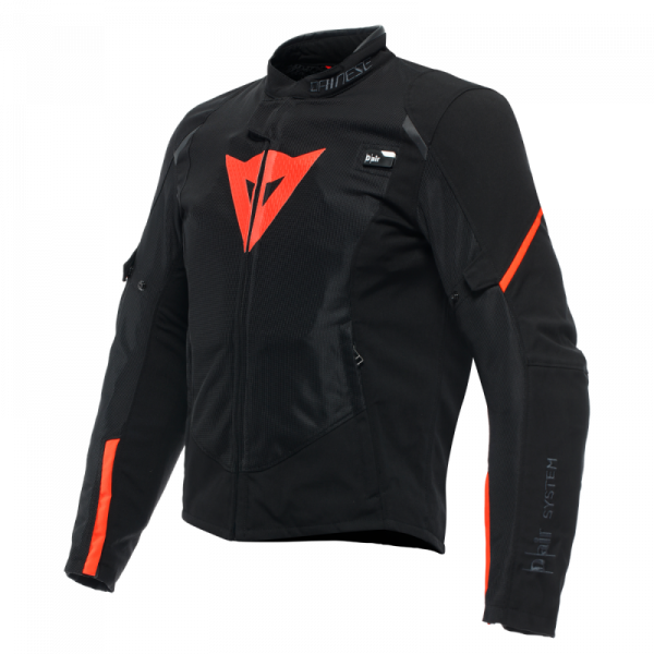 Jacheta Dainese Smart Jacket Ls Sport - Black/fluo-red Negru [1]