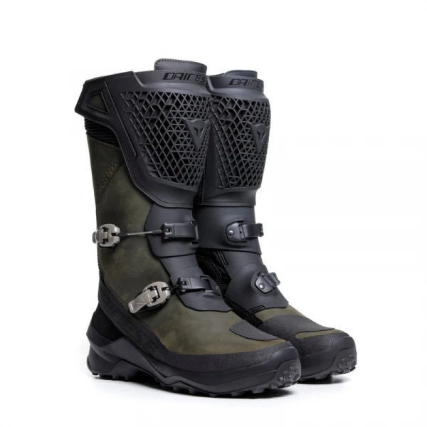Cizme Dainese Seeker Gore-tex - Black/army-green Maron [1]