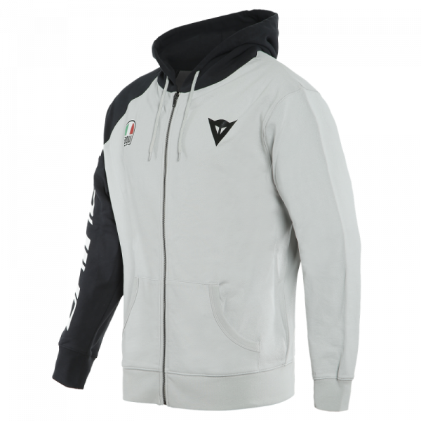 Hanorac Dainese Racing service full-zip Culoare: Glacier-gray / black S [1]
