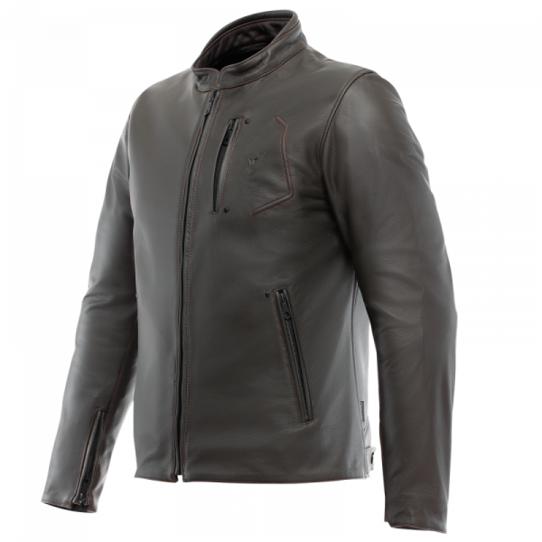Fulcro Leather JacketDark Brown Maron [1]