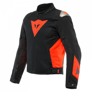 Geaca DAINESE ENERGYCA AIR TEX BLACK FLUO RED Negru/Rosu