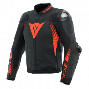 Geaca DAINESE SUPER SPEED 4 BLACK MATT FLUO RED Geaca DAINESE SUPER SPEED 4 BLACK MATT FLUO RED