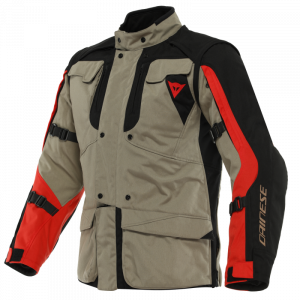Geaca DAINESE ALLIGATOR TEX WALNUT BLACK LAVA RED Geaca DAINESE ALLIGATOR TEX WALNUT BLACK LAVA RED