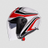 Casca AGV IRIDES Tolosa Black Grey Red [4]