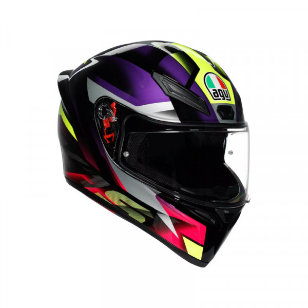 Casca AGV K1 S E2206 - Fastlap Negru Roz - 2025 [1]