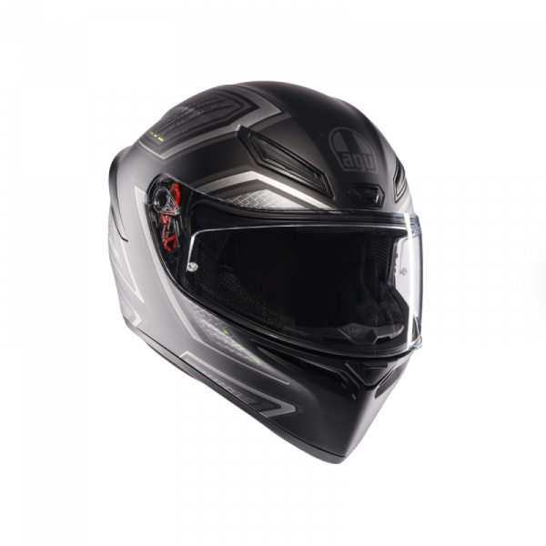 Casca AGV K1 S Sling Mat Negru / Gri - 2025 [1]