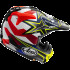 Casca motocross / enduro ARAI MX-V Evo StarsStripes Fluor Yellow 2024 [2]