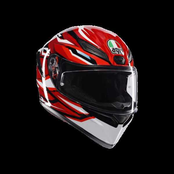 Casca AGV K1 S LION E2206 - BLACK RED WHITE [1]