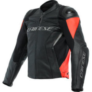 Geaca DAINESE RACING 4BLACK FLUO RED
