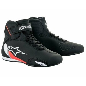 Ghete moto sport/touring Alpinestars SEKTOR Negru/Alb/Rosu