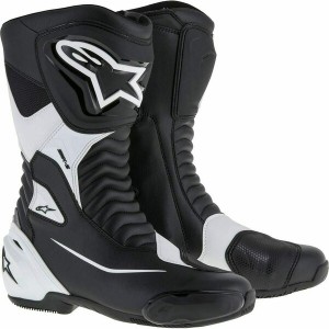 Cizme moto sport/touring Alpinestars SMX S Negru/Alb