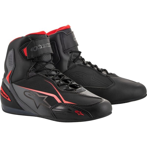 Ghete moto sport/touring Alpinestars Faster-3 Negru/Gri/Rosu [1]