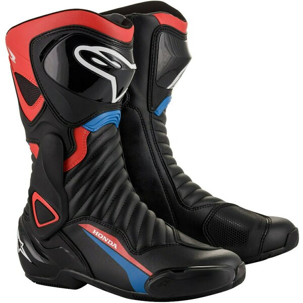 Cizme sport/touring Alpinestars SMX-6 V2 Honda Edition Negru/Rosu/Albastru [1]