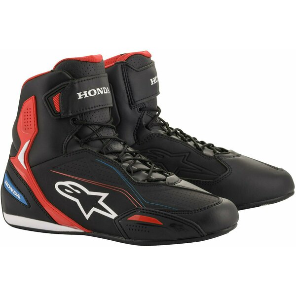 Ghete sport/touring Alpinestars Faster-3 Honda Edition Negru/Rosu/Albastru [1]