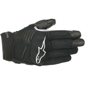 Manusi de piele Alpinestars FASTER Negru/Alb Manusi de piele Alpinestars FASTER Negru/Alb