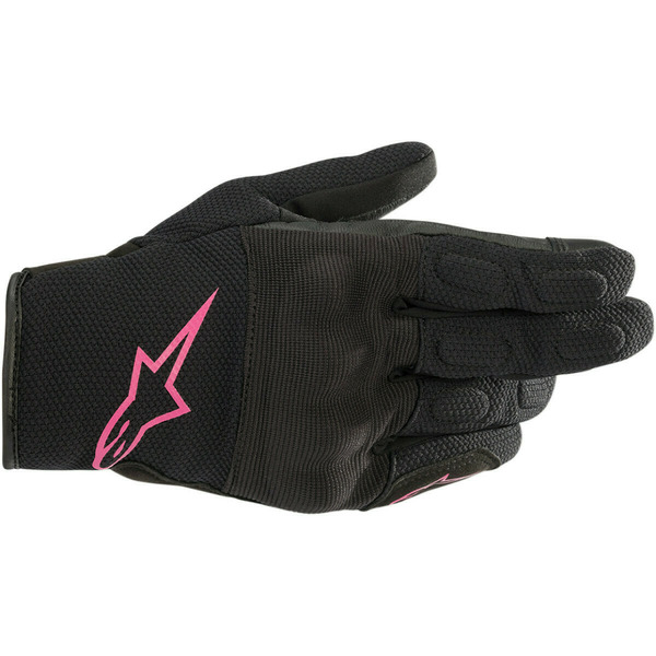 Manusi de piele dama impermeabile Alpinestars STELLA S-MAX Drystar Negru/Roz [1]