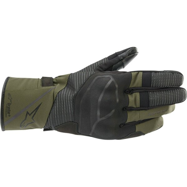Manusi de piele impermeabile Alpinestars ANDES Drystar V3 Verde/Negru [1]
