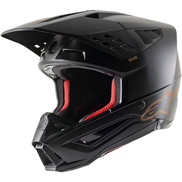 Casca cross-enduro Alpinestars Supertech S-M5 SOLID NEGRU MAT [1]