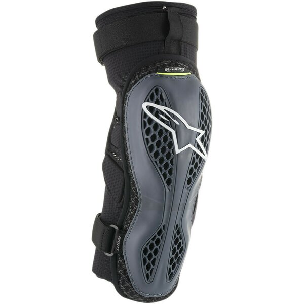 Protectii de genunchi Alpinestars SEQUENCE Antracit/Galben fluo [1]
