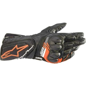Manusi de piele sport/touring Alpinestars SP-8 V3 Negru/Rosu