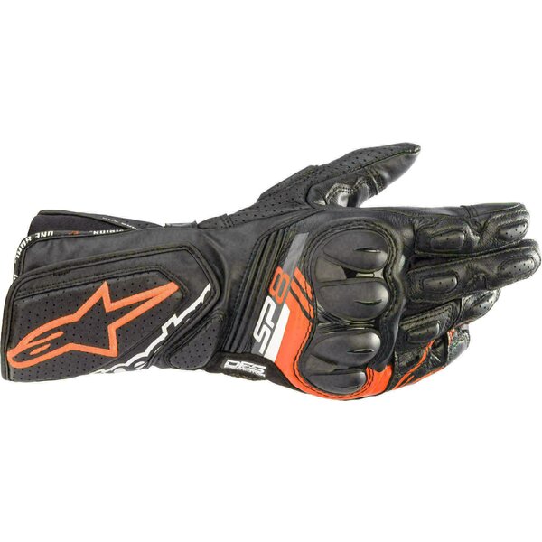 Manusi de piele sport/touring Alpinestars SP-8 V3 Negru/Rosu [1]