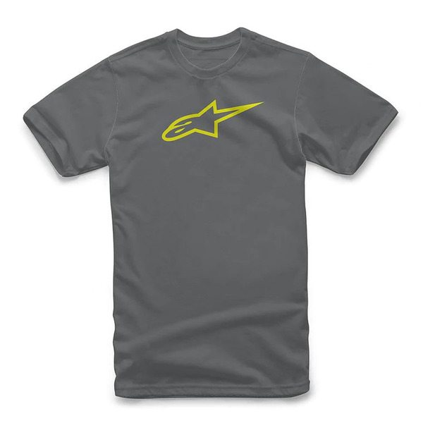 Tricou ALPINESTARS AGELESS CLASSIC Gri/Galben fluo [1]