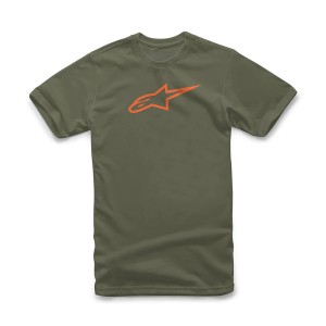 Tricou ALPINESTARS AGELESS CLASSIC Verde/Portocaliu Tricou ALPINESTARS AGELESS CLASSIC Verde/Portocaliu